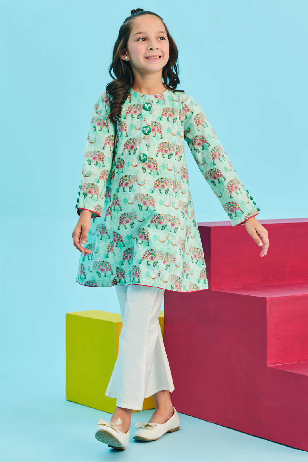 Zellbury Girls | 1 Piece Lawn | Kurta - 1451 - House Of Hania