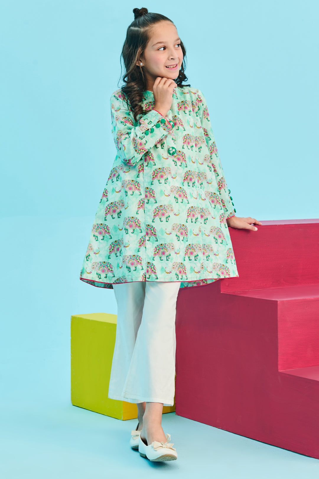 Zellbury Girls | 1 Piece Lawn | Kurta - 1451 - House Of Hania