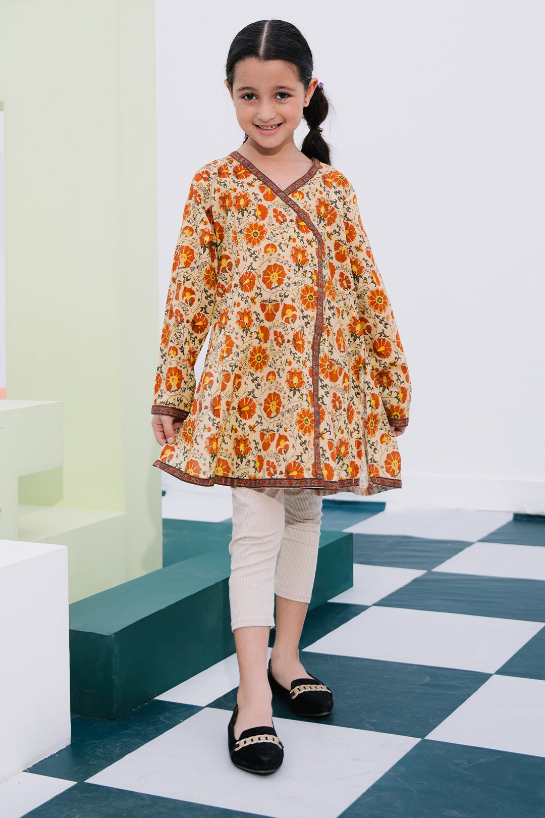 Zellbury Girls | 1 Piece Lawn | Kurta - 1602 - House Of Hania