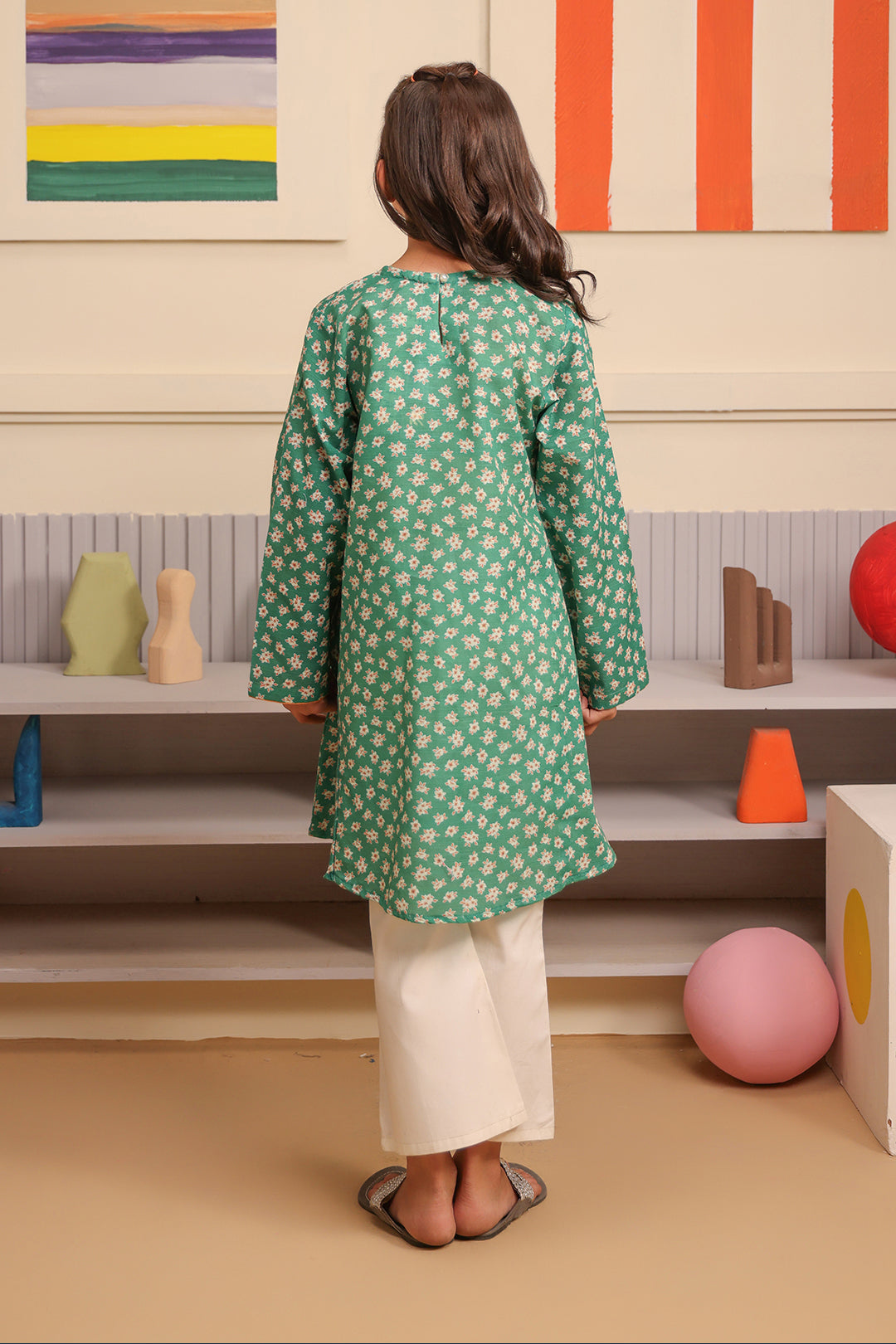 Zellbury Girls | 1 Piece Viscose | Embroidered Kurta - 1701 - House Of Hania