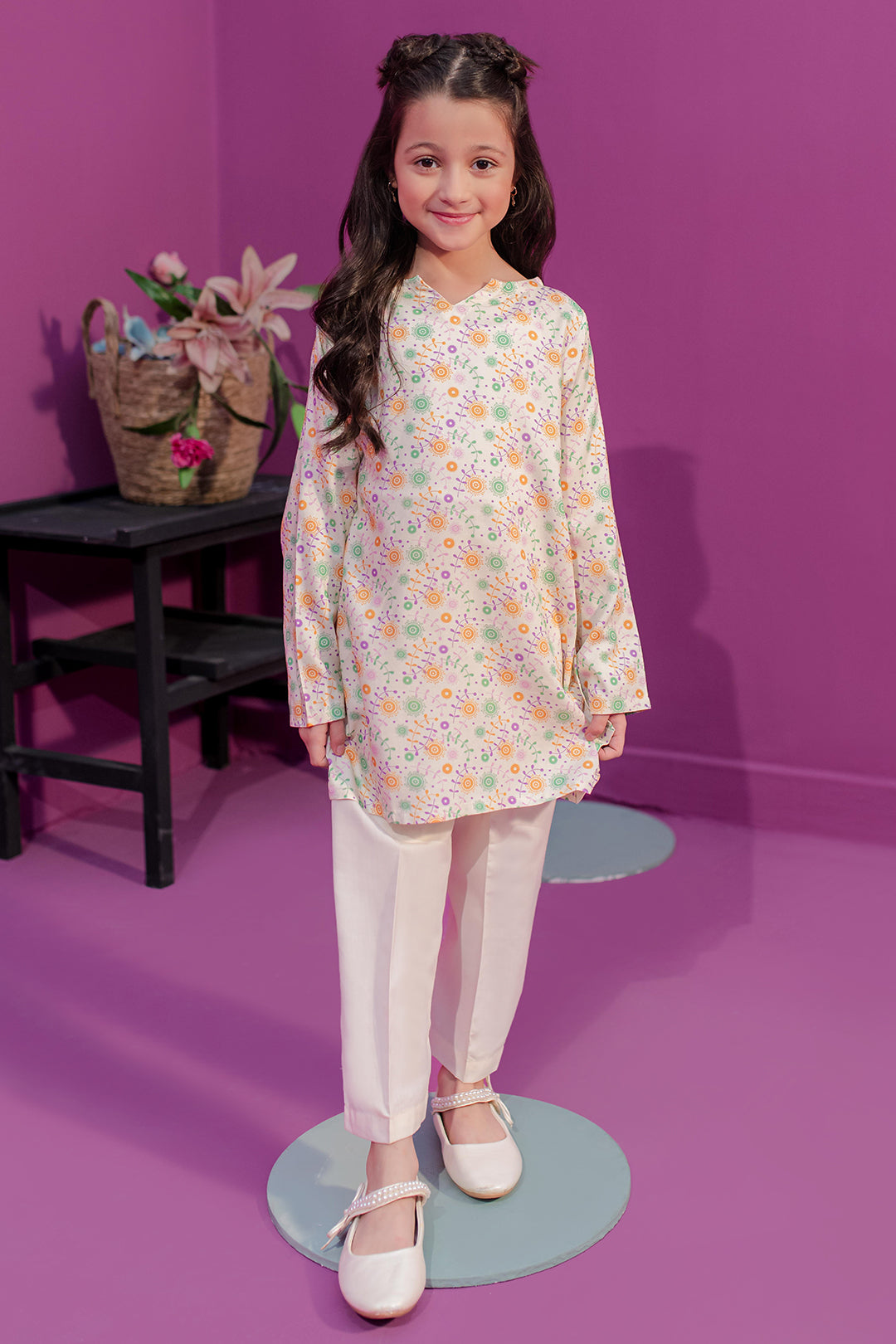 Zellbury Girls | 1 Piece Viscose | Kurta - 1721 - House Of Hania