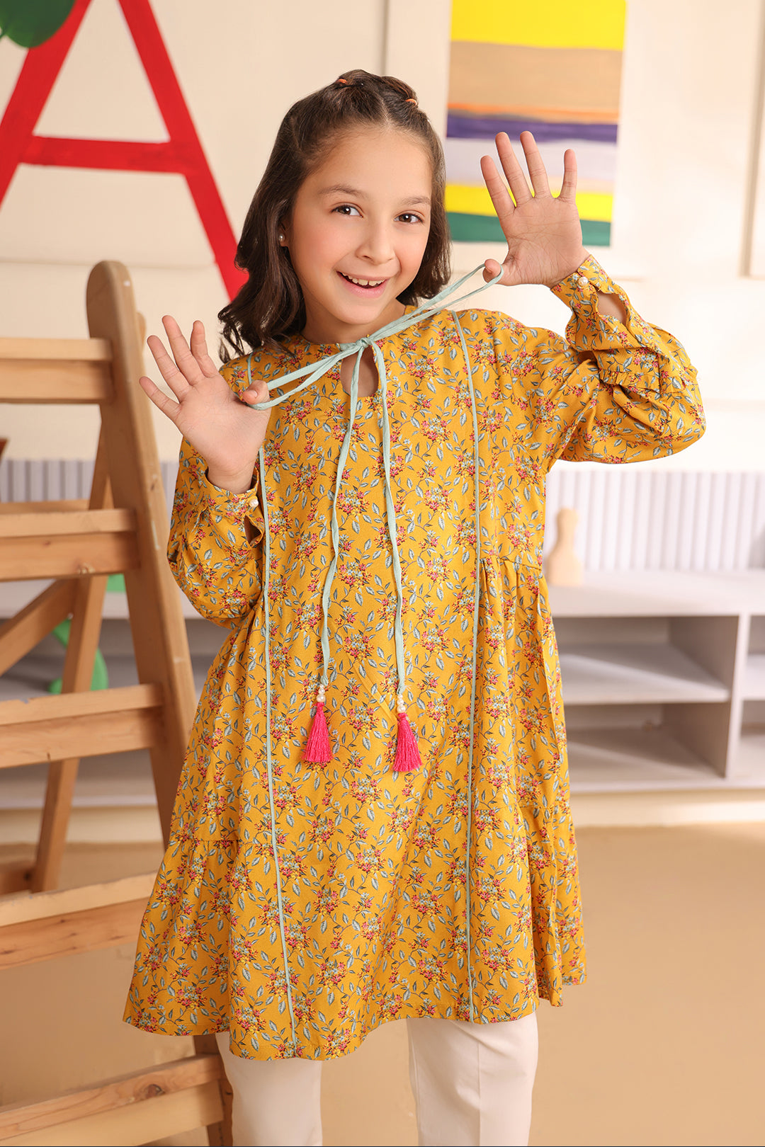 Zellbury Girls | 1 Piece Viscose | Kurta - 1723 - House Of Hania