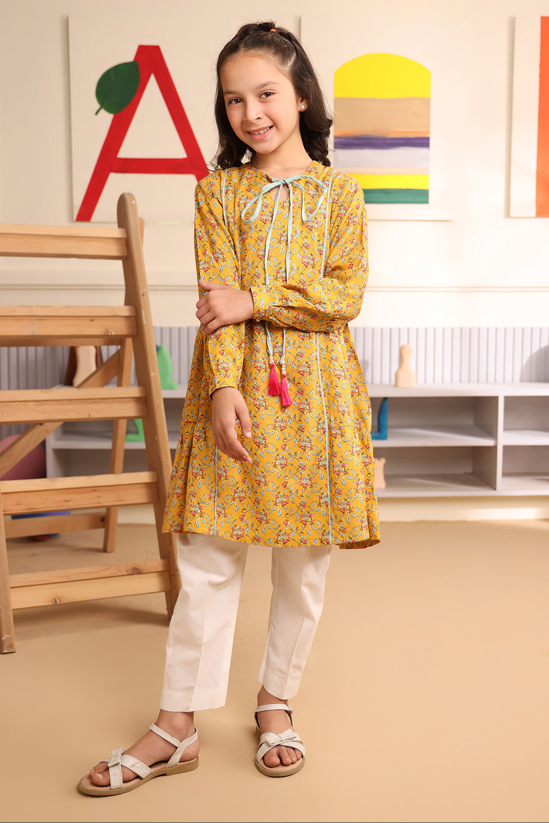 Zellbury Girls | 1 Piece Viscose | Kurta - 1723 - House Of Hania
