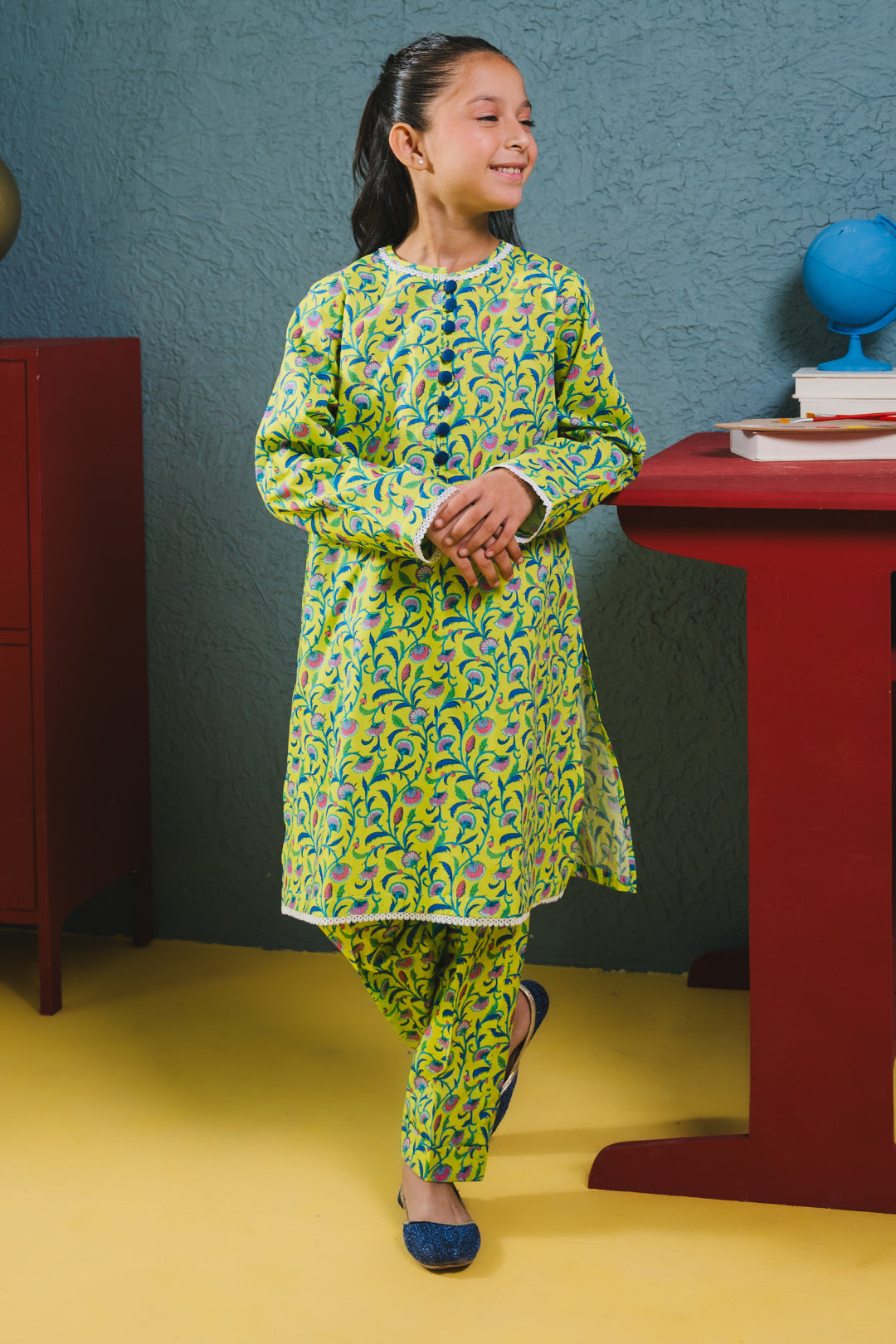 Zellbury Girls | 2 Piece Cambric | Kurta Trouser - 2679 - House Of Hania