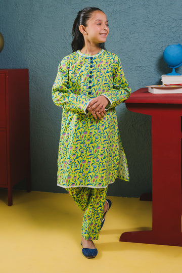 Zellbury Girls | 2 Piece Cambric | Kurta Trouser - 2679 - House Of Hania