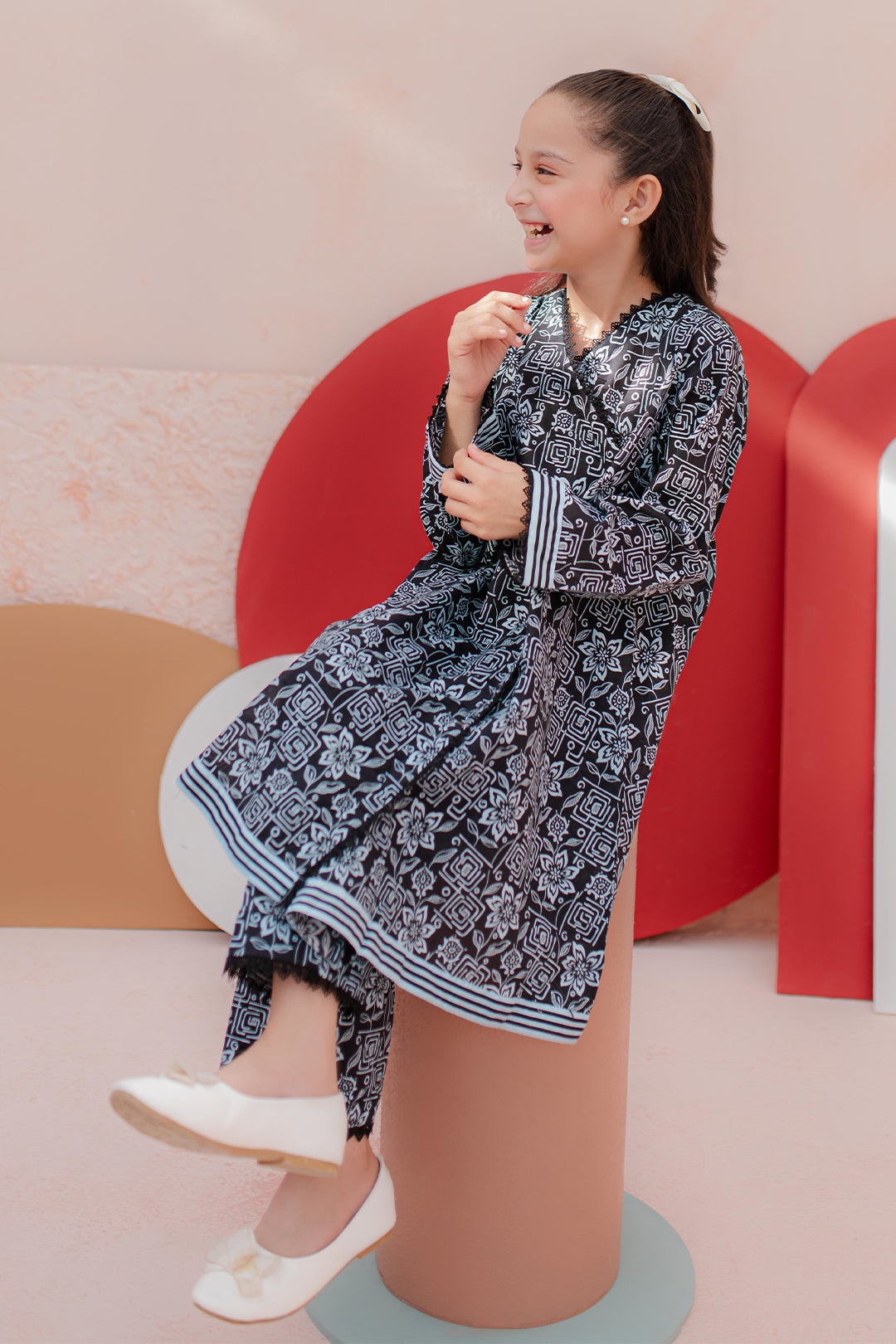 Zellbury Girls | 2 Piece Cambric | Kurta Trouser - 2680 - House Of Hania