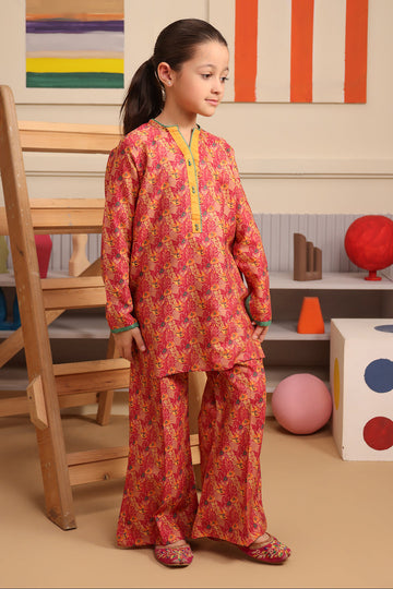 Zellbury Girls | 2 Piece Karandi | Kurta Trouser - 2759 - House Of Hania