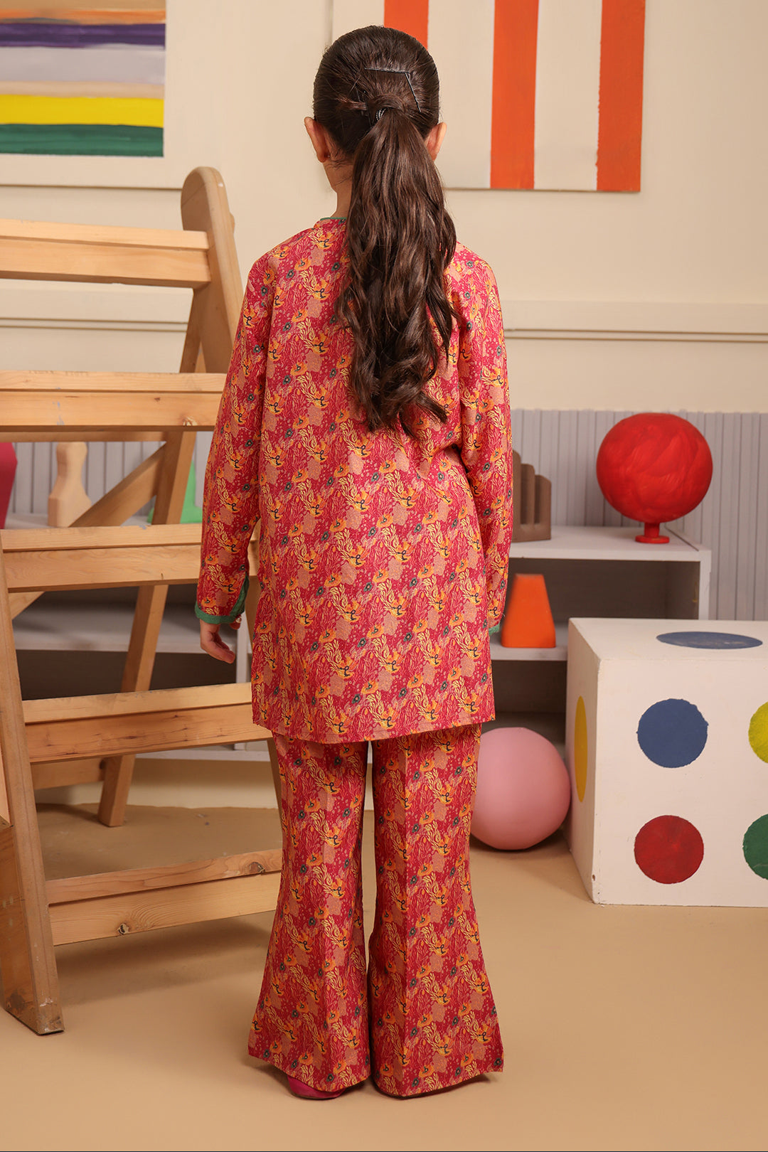 Zellbury Girls | 2 Piece Karandi | Kurta Trouser - 2759 - House Of Hania