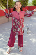 Zellbury Girls | 2 Piece Khaddar | Kurta Trouser - 2222 - House Of Hania
