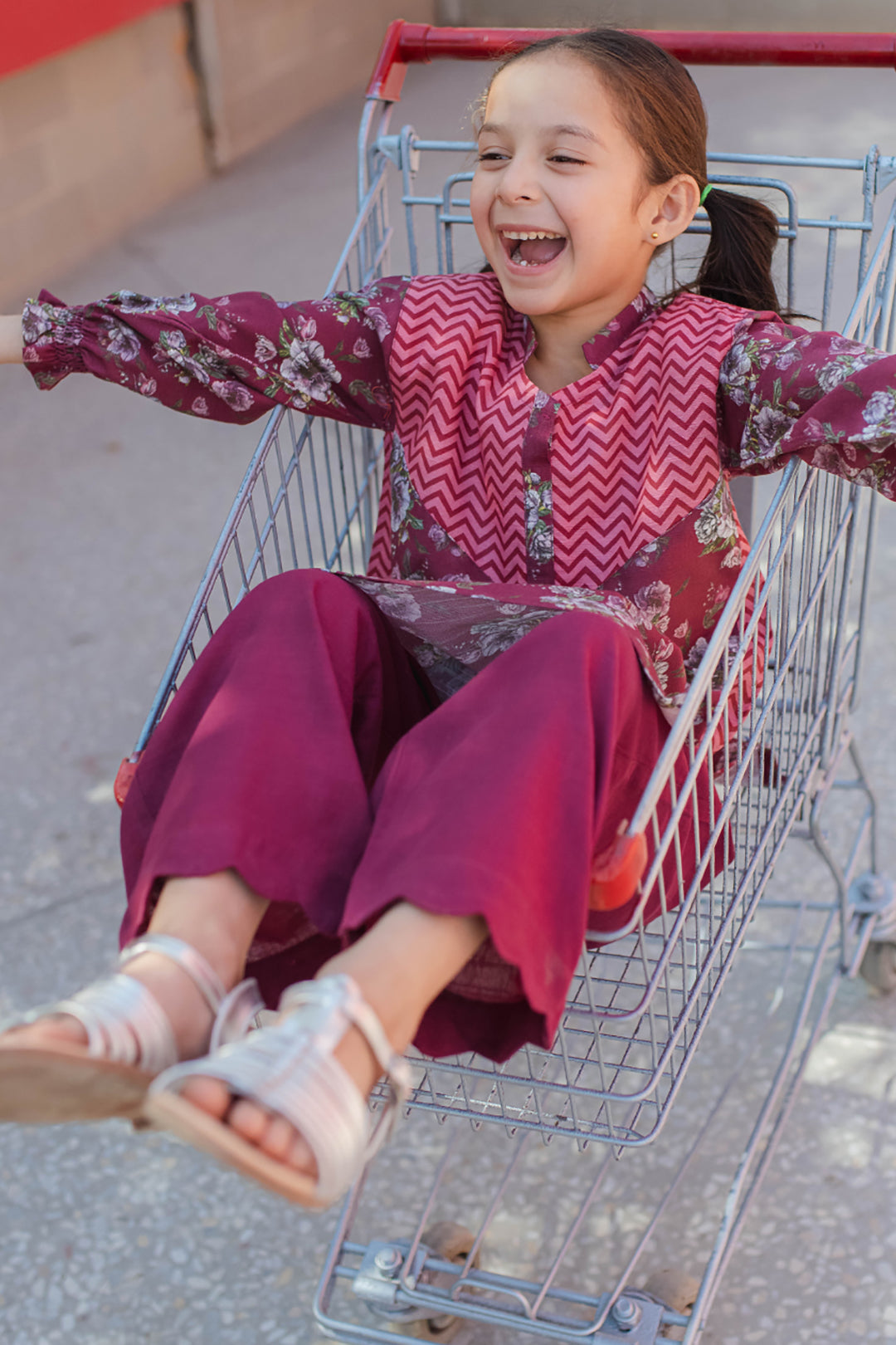 Zellbury Girls | 2 Piece Khaddar | Kurta Trouser - 2222 - House Of Hania