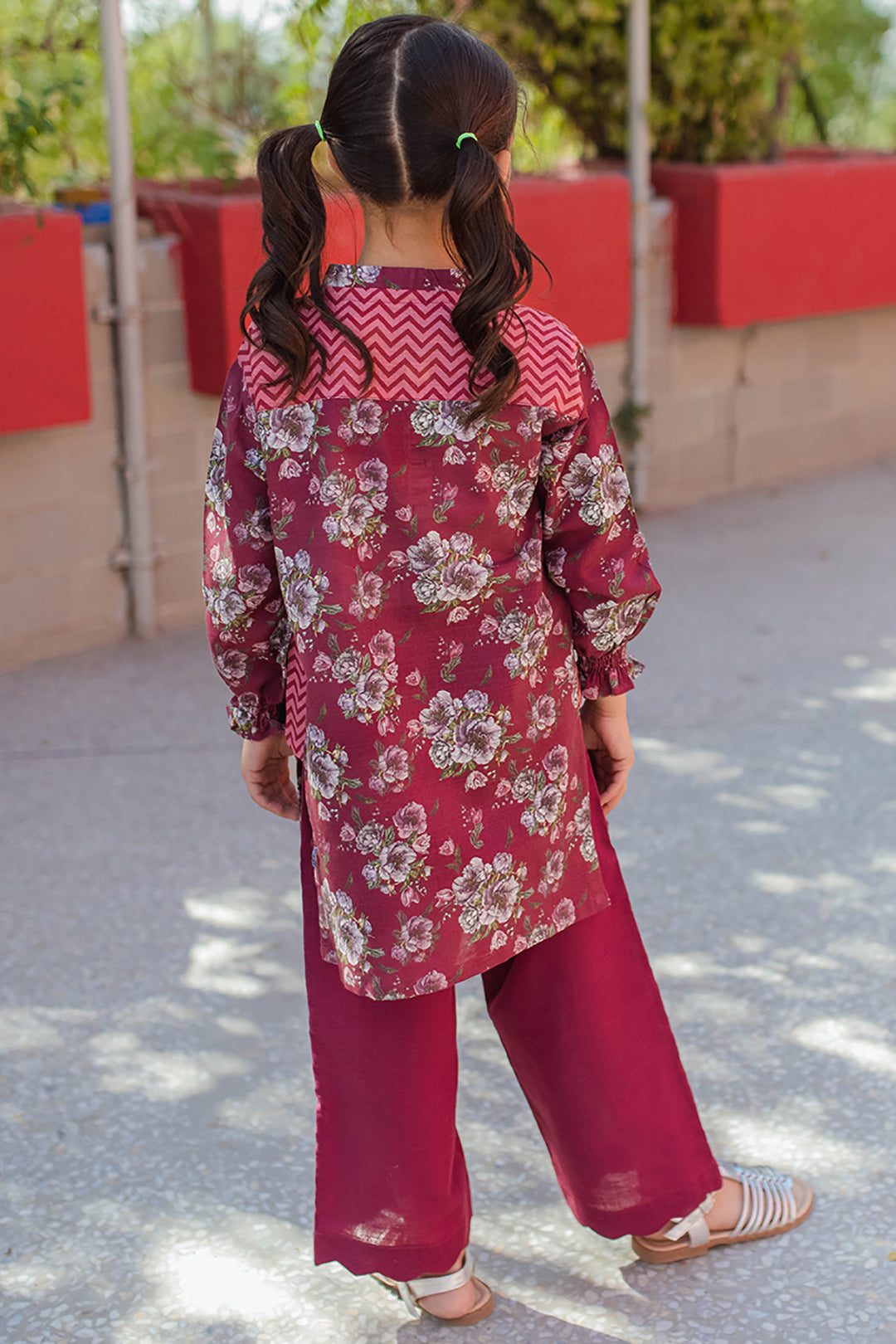 Zellbury Girls | 2 Piece Khaddar | Kurta Trouser - 2222 - House Of Hania