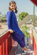 Zellbury Girls | 2 Piece Khaddar | Kurta Trouser - 2233 - House Of Hania