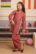 Zellbury Girls | 2 Piece Khaddar | Kurta Trouser - 2787 - House Of Hania