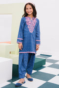 Zellbury Girls | 2 Piece Lawn | Embroidered Kurta Trouser - 2434 - House Of Hania