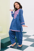 Zellbury Girls | 2 Piece Lawn | Embroidered Kurta Trouser - 2434 - House Of Hania