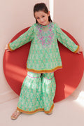 Zellbury Girls | 2 Piece Lawn | Embroidered Kurta Trouser - 2469 - House Of Hania