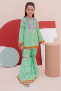 Zellbury Girls | 2 Piece Lawn | Embroidered Kurta Trouser - 2469 - House Of Hania
