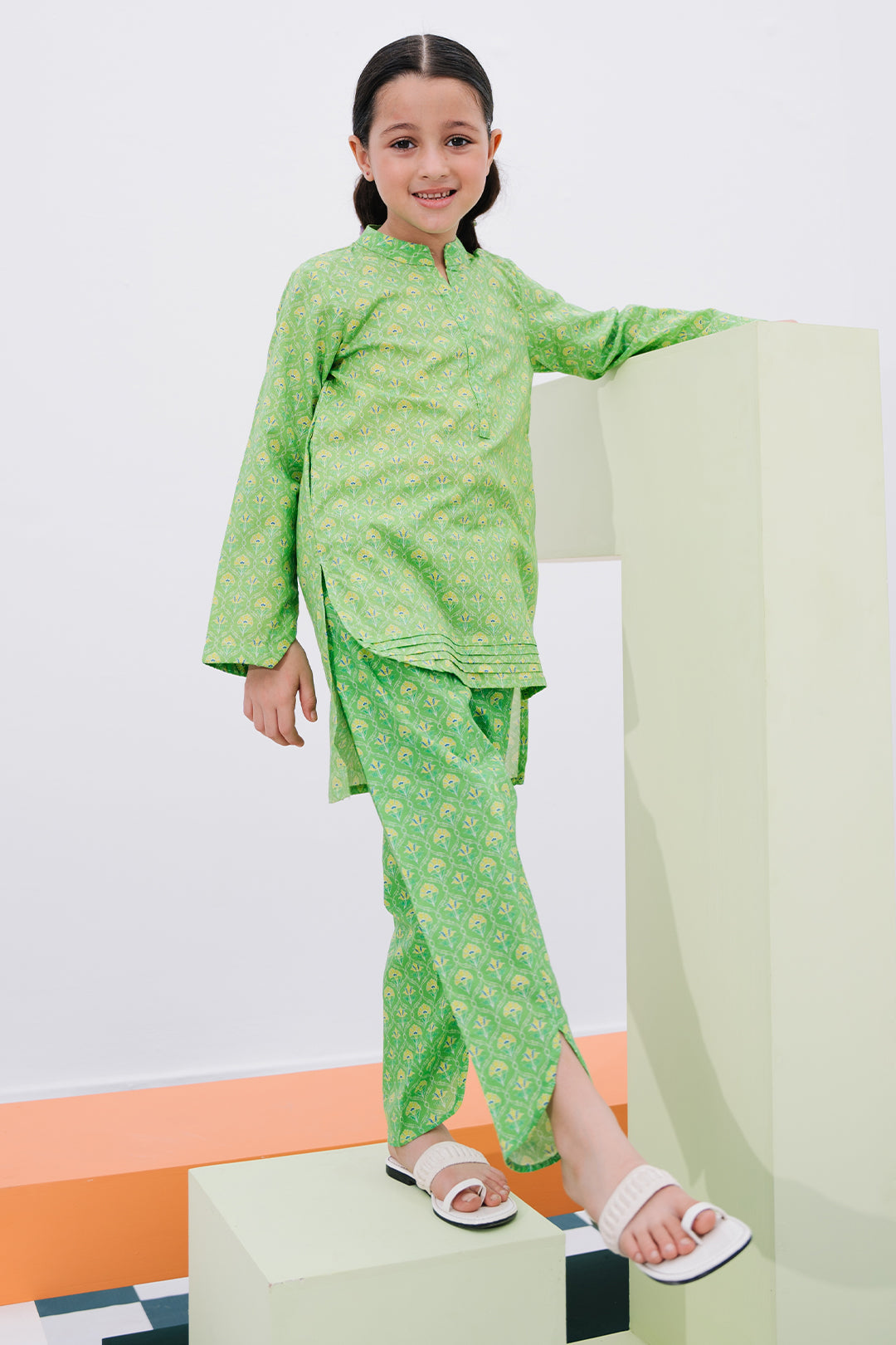 Zellbury Girls | 2 Piece Lawn | Kurta Trouser - 2406 - House Of Hania
