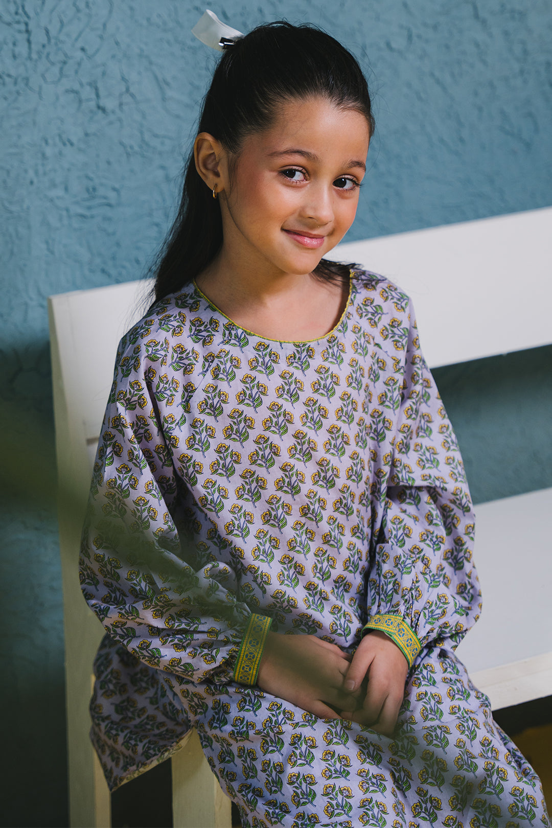 Zellbury Girls | 2 Piece Lawn | Kurta Trouser - 2407 - House Of Hania
