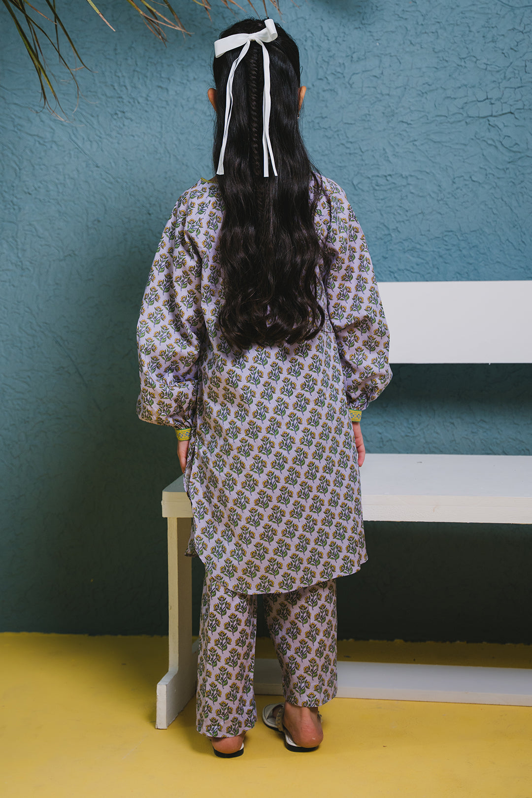 Zellbury Girls | 2 Piece Lawn | Kurta Trouser - 2407 - House Of Hania