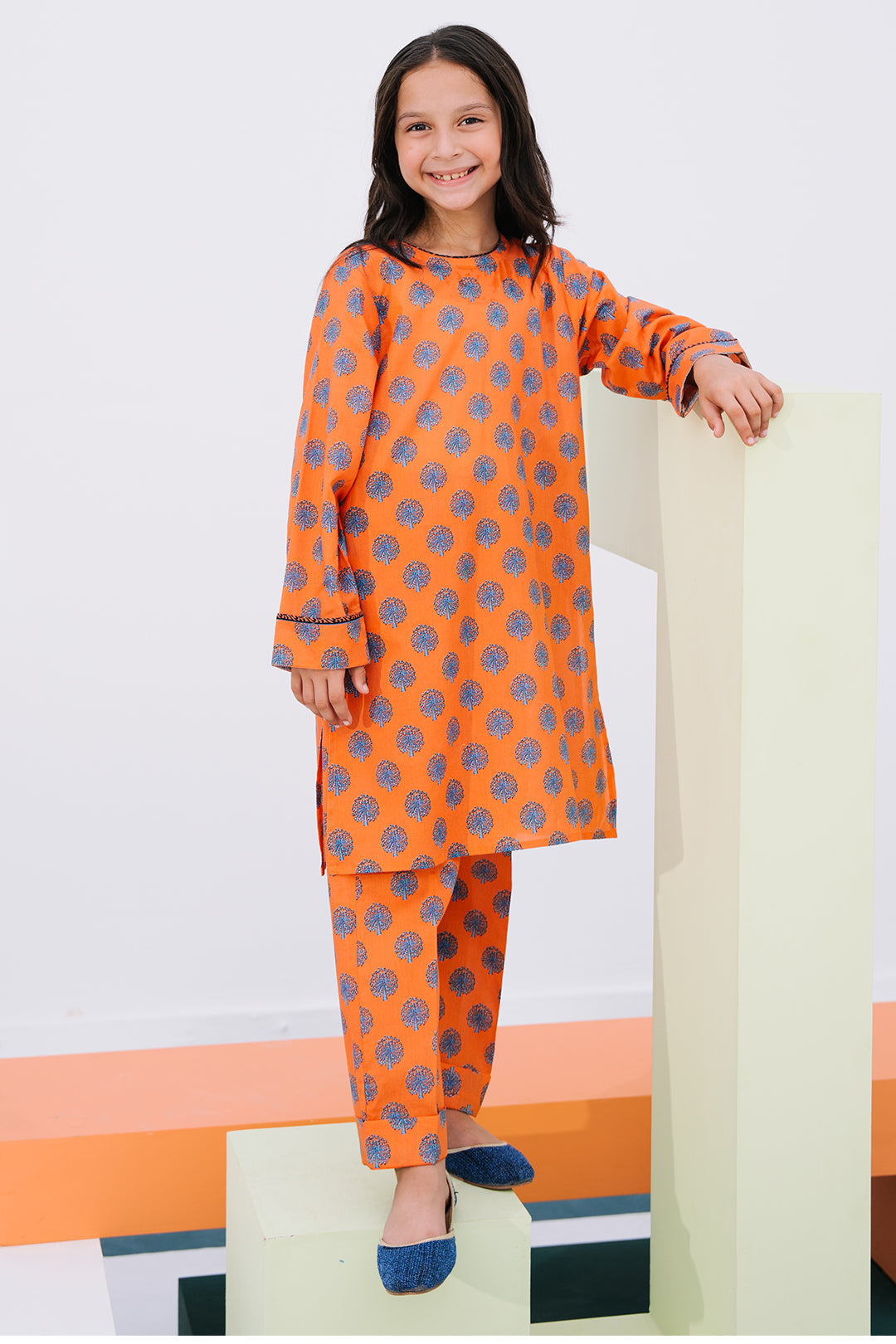 Zellbury Girls | 2 Piece Lawn | Kurta Trouser - 2409 - House Of Hania