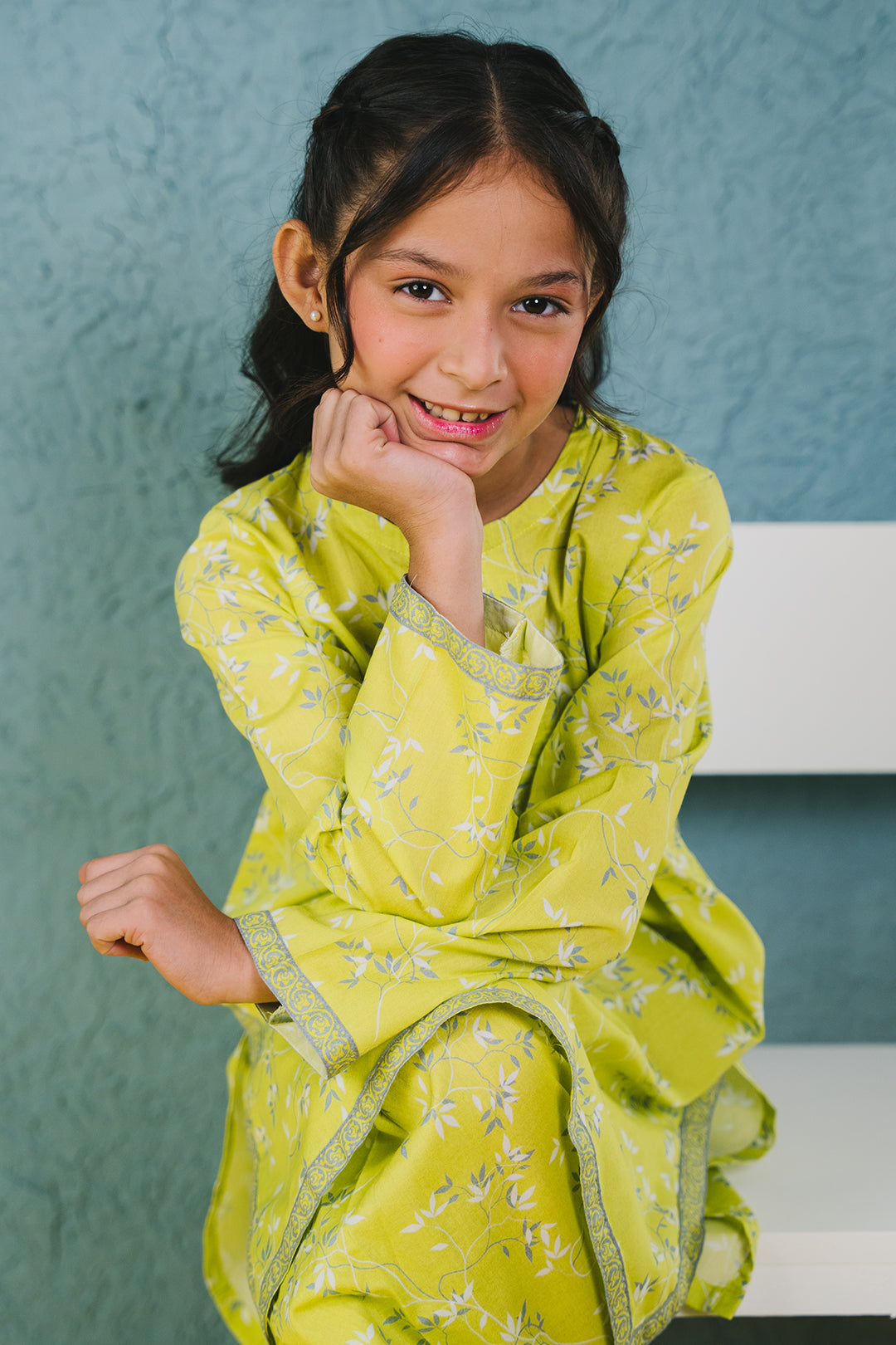 Zellbury Girls | 2 Piece Lawn | Kurta Trouser - 2410 - House Of Hania