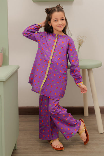 Zellbury Girls | 2 Piece Lawn | Kurta Trouser - 2413 - House Of Hania