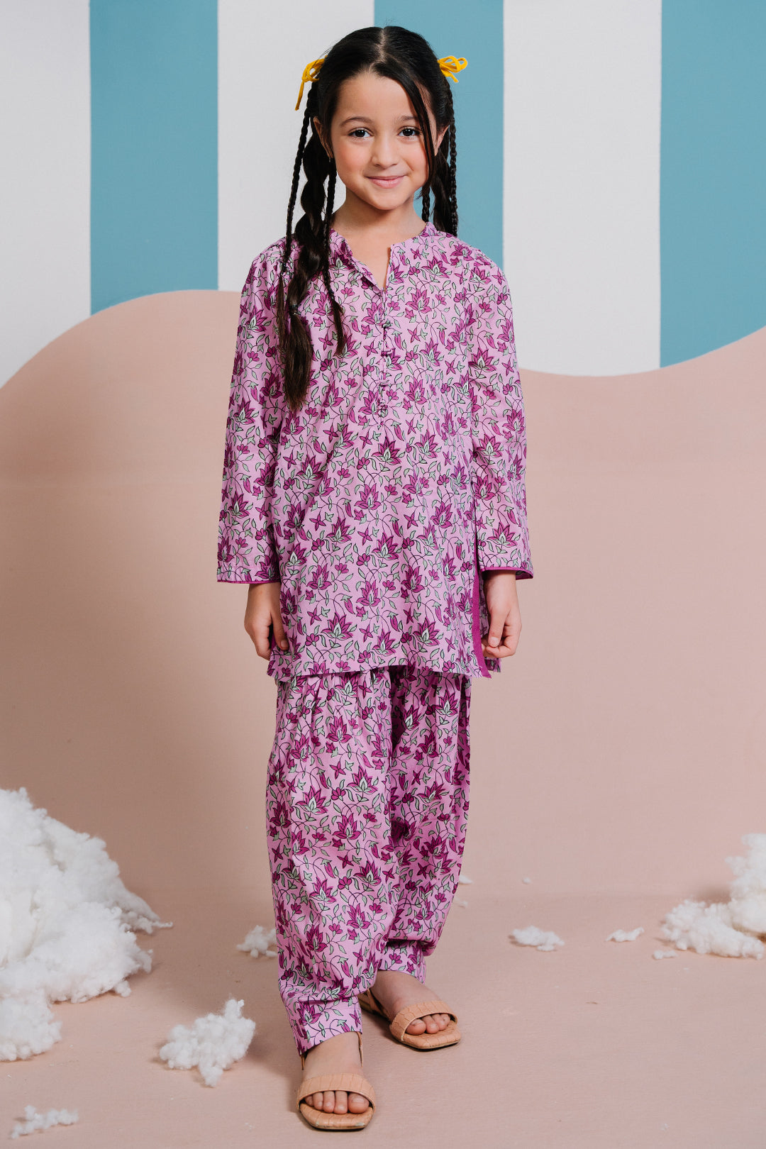 Zellbury Girls | 2 Piece Lawn | Kurta Trouser - 2414 - House Of Hania