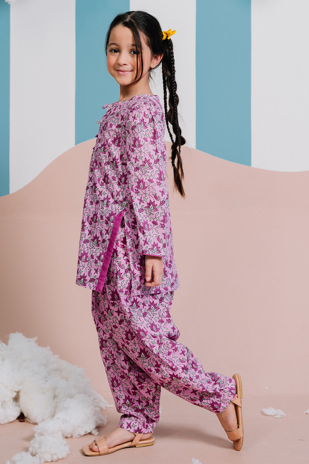 Zellbury Girls | 2 Piece Lawn | Kurta Trouser - 2414 - House Of Hania
