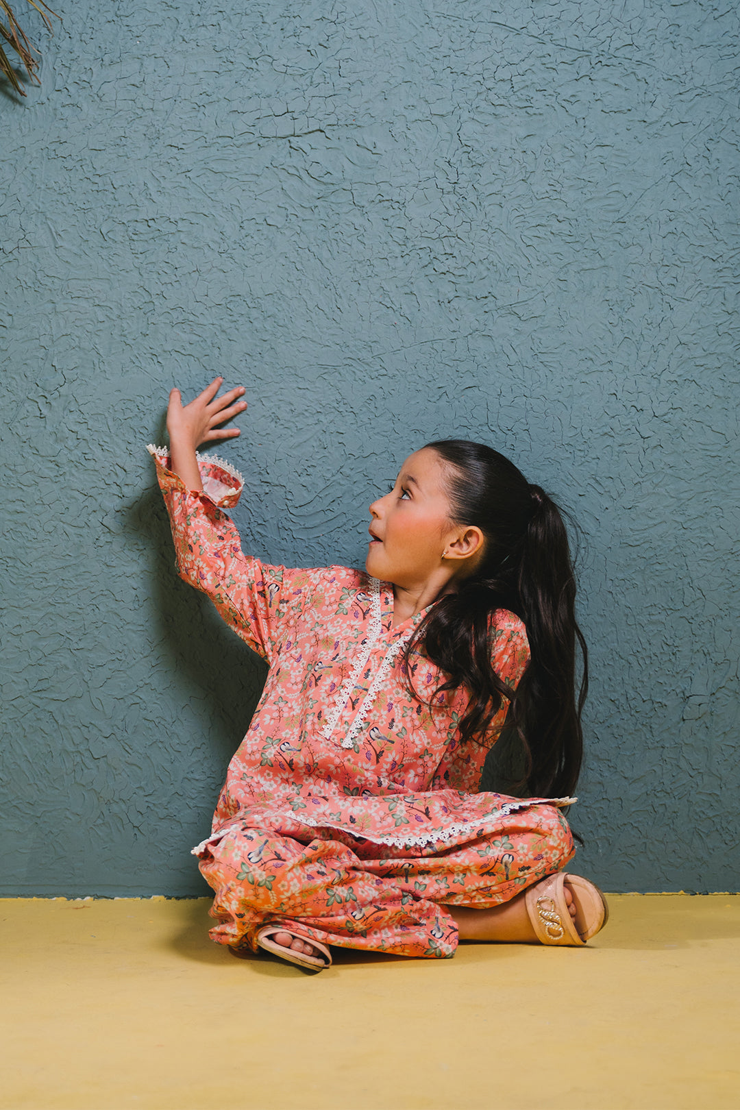 Zellbury Girls | 2 Piece Lawn | Kurta Trouser - 2424 - House Of Hania