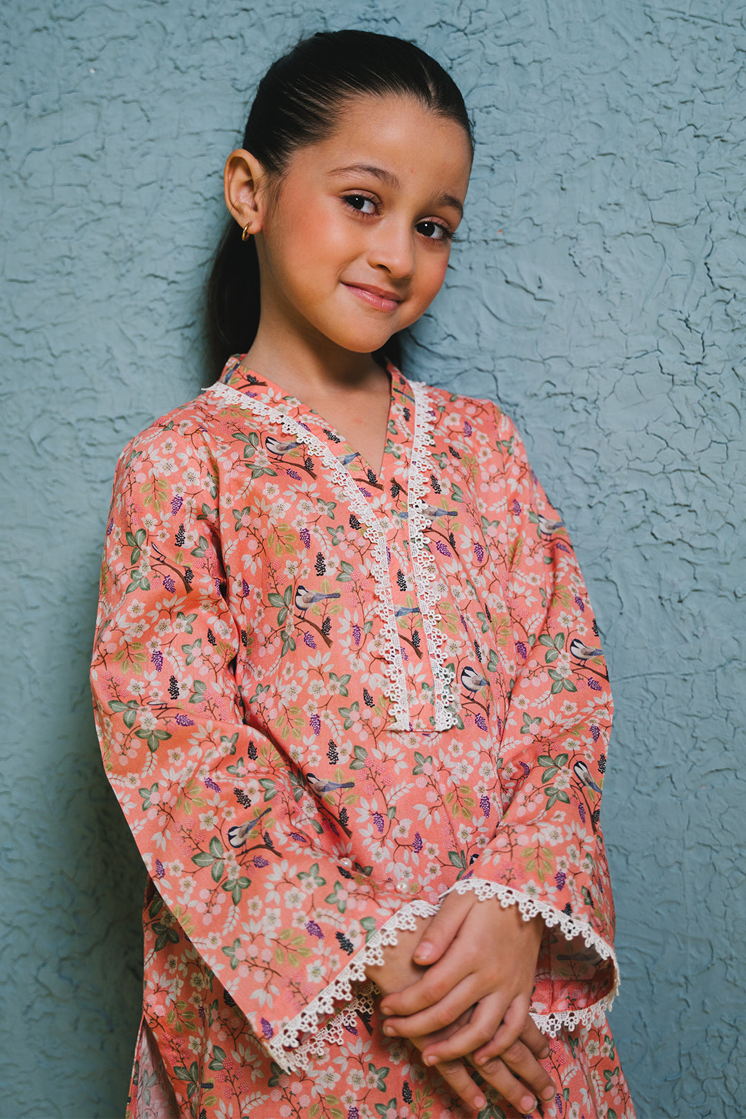 Zellbury Girls | 2 Piece Lawn | Kurta Trouser - 2424 - House Of Hania