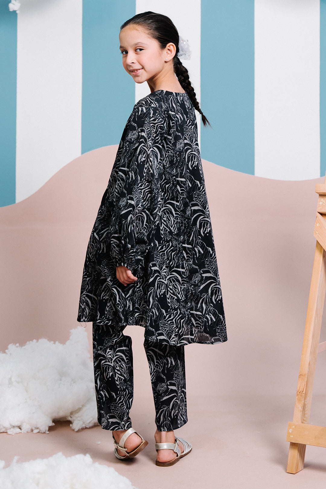 Zellbury Girls | 2 Piece Lawn | Kurta Trouser - 2456 - House Of Hania