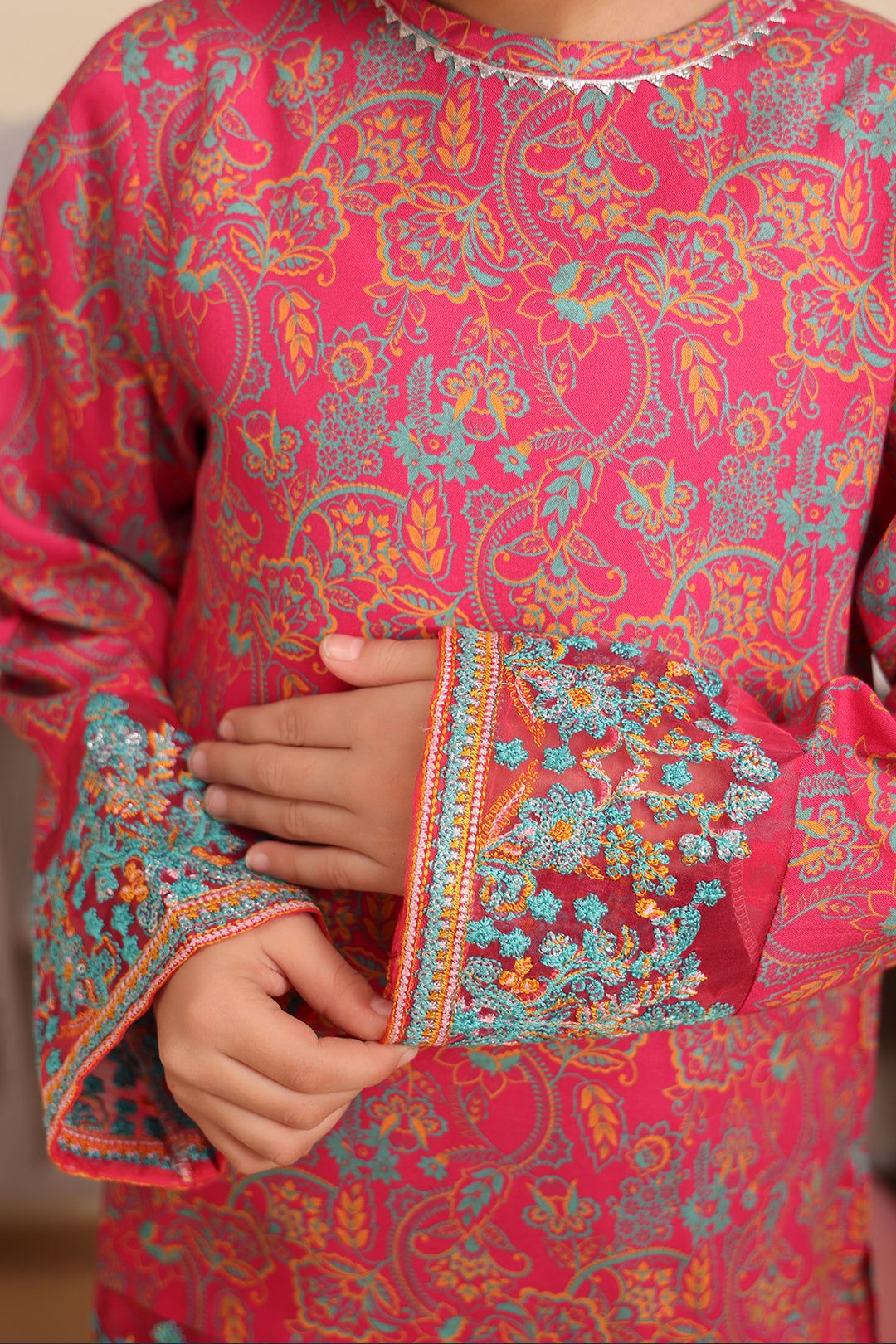 Zellbury Girls | 2 Piece Viscose | Embroidered Kurta Trouser - 2730 - House Of Hania