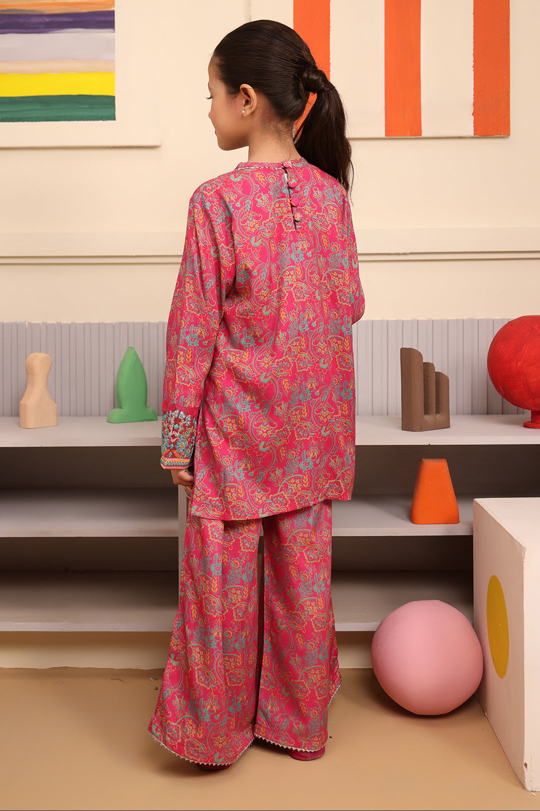 Zellbury Girls | 2 Piece Viscose | Embroidered Kurta Trouser - 2730 - House Of Hania