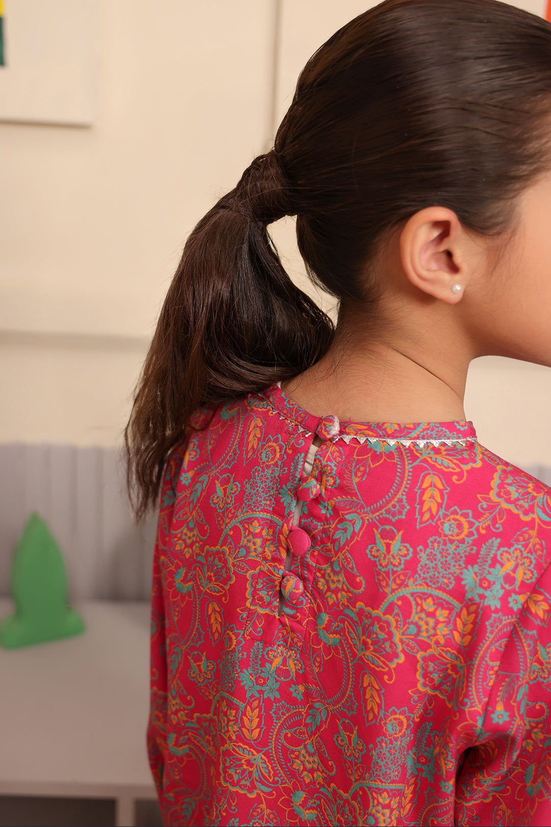 Zellbury Girls | 2 Piece Viscose | Embroidered Kurta Trouser - 2730 - House Of Hania