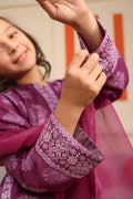 Zellbury Girls | 3 Piece Cambric | Embroidered Kurta Dupatta Trouser - 3664 - House Of Hania