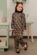 Zellbury Girls | 3 Piece Cambric | Embroidered Kurta Dupatta Trouser - 3823 - House Of Hania