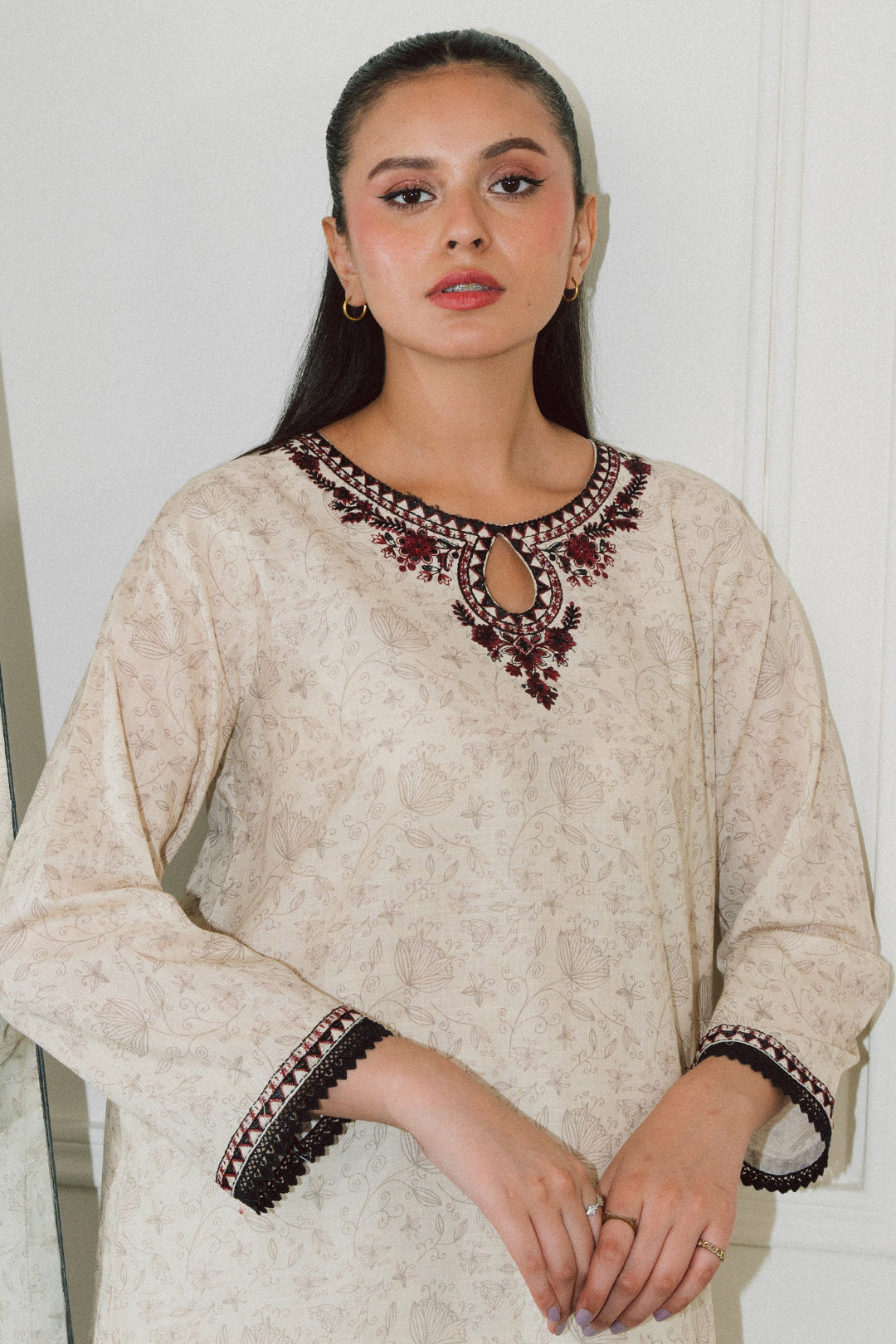 Zellbury | Summer Pret | Embroidered  Kurta - 1848 - House Of Hania