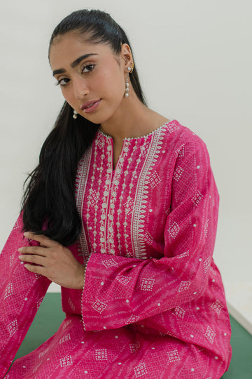 Zellbury | Summer Pret | Embroidered Kurta - 1853 - House Of Hania