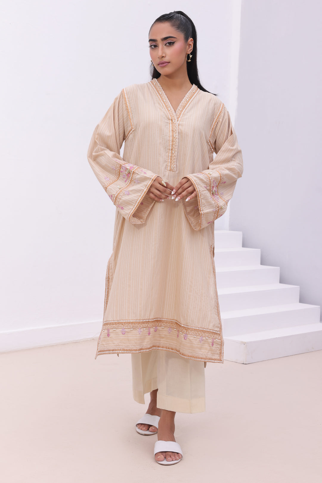 Zellbury | Summer Pret | Embroidered Kurta - 2012 - House Of Hania