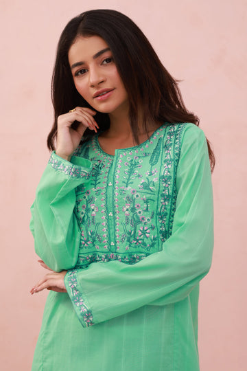 Zellbury | Summer Pret | Embroidered Kurta - 2039 - House Of Hania