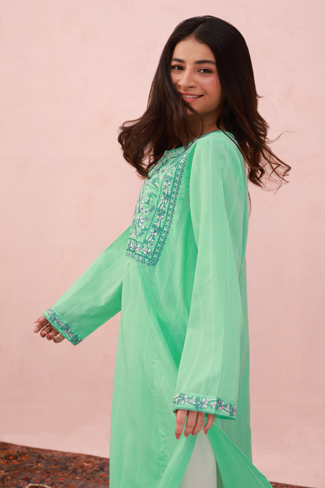 Zellbury | Summer Pret | Embroidered Kurta - 2039 - House Of Hania