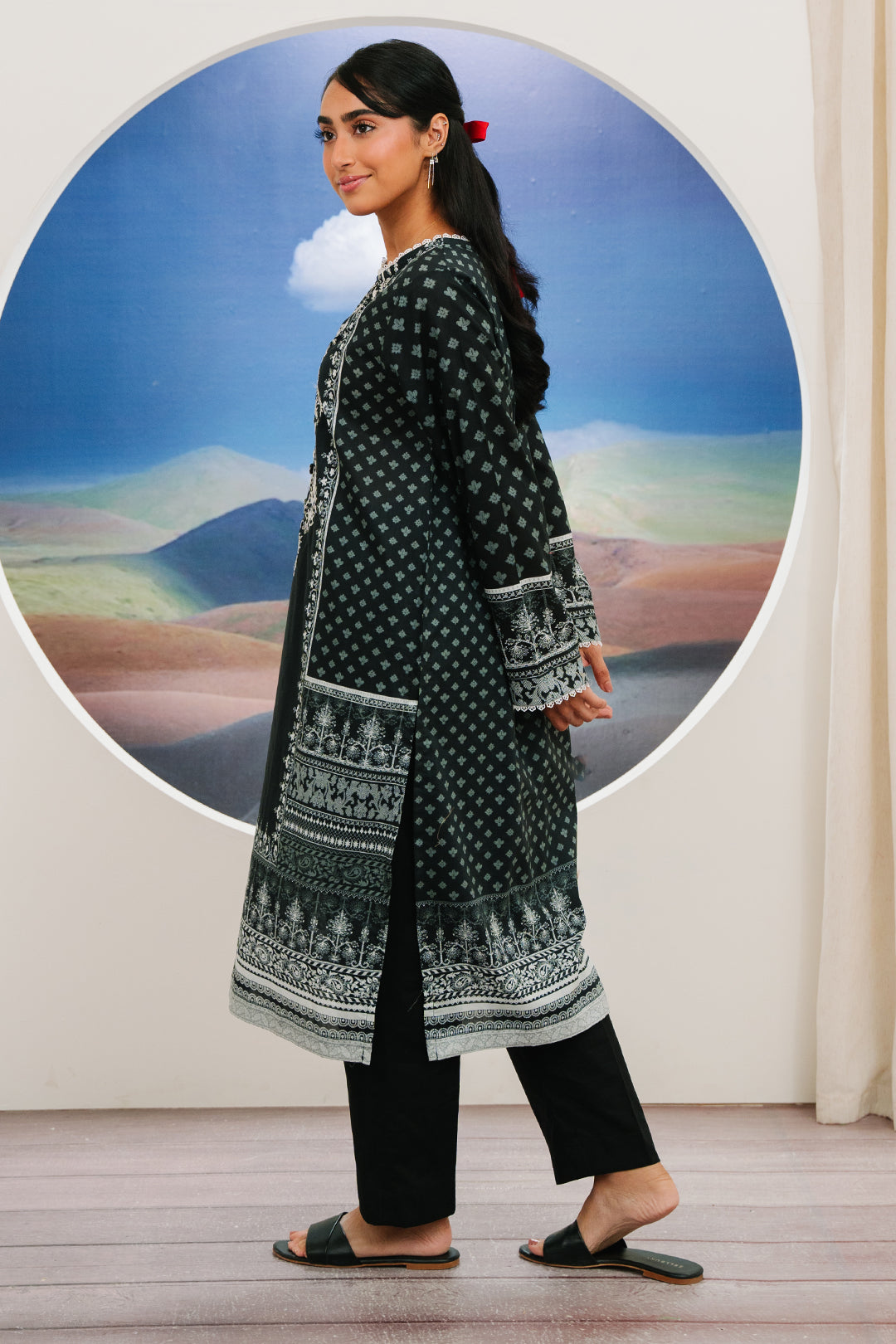 Zellbury | Summer Pret | Embroidered Kurta - 2042 - House Of Hania