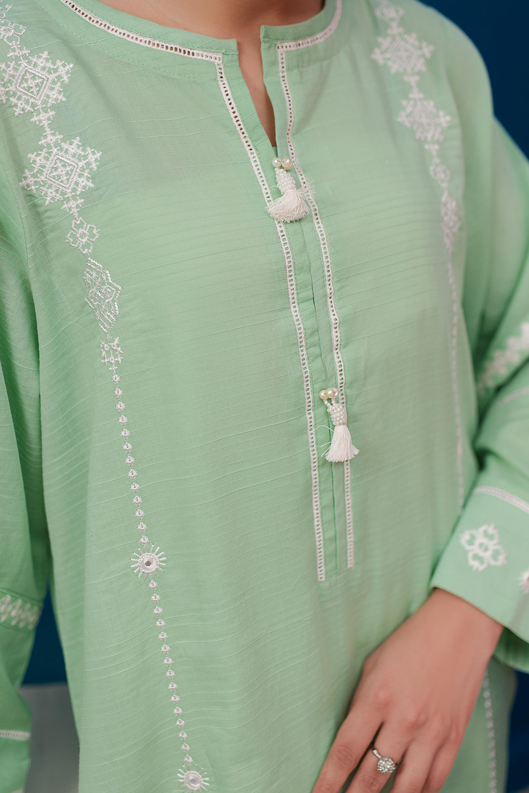 Zellbury | Summer Pret | Embroidered Kurta - 2049 - House Of Hania