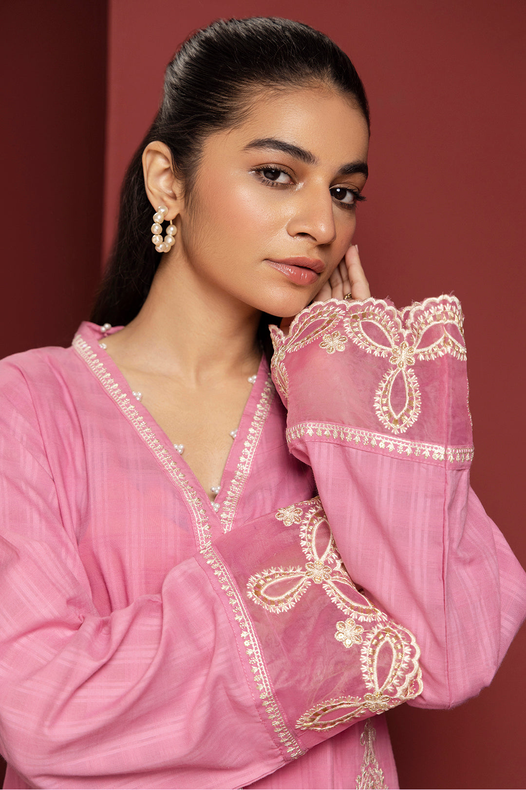 Zellbury | Summer Pret | Embroidered Kurta - 2056 - House Of Hania