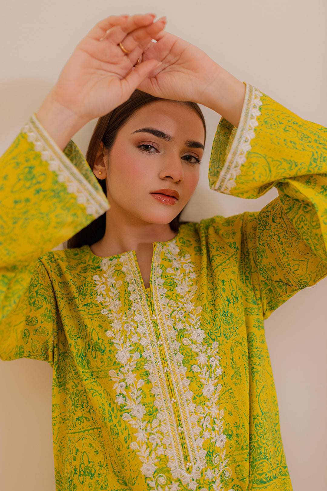 Zellbury | Summer Pret | Embroidered Kurta - 2845 - House Of Hania