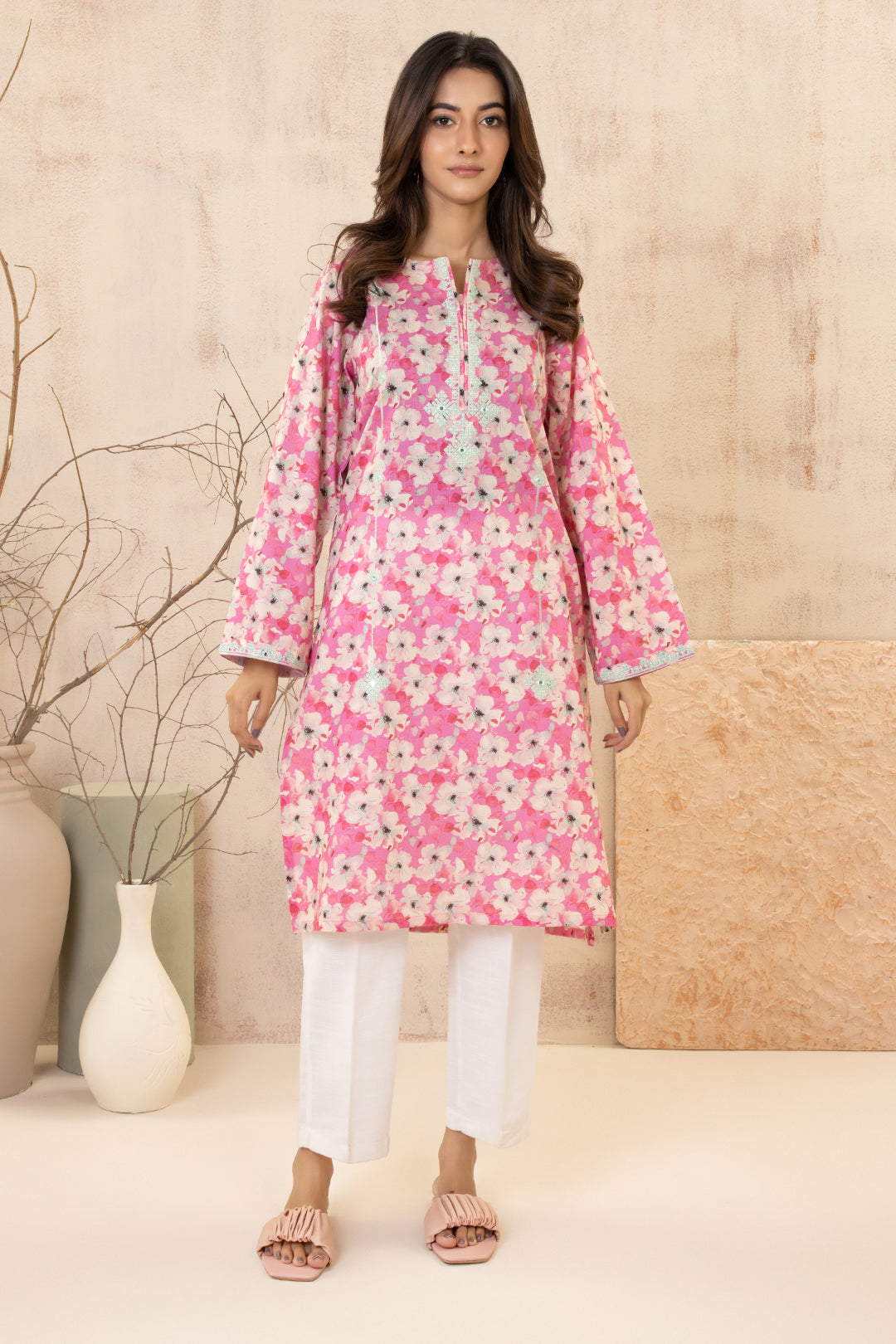 Zellbury | Summer Pret | Embroidered Kurta - 2865 - House Of Hania