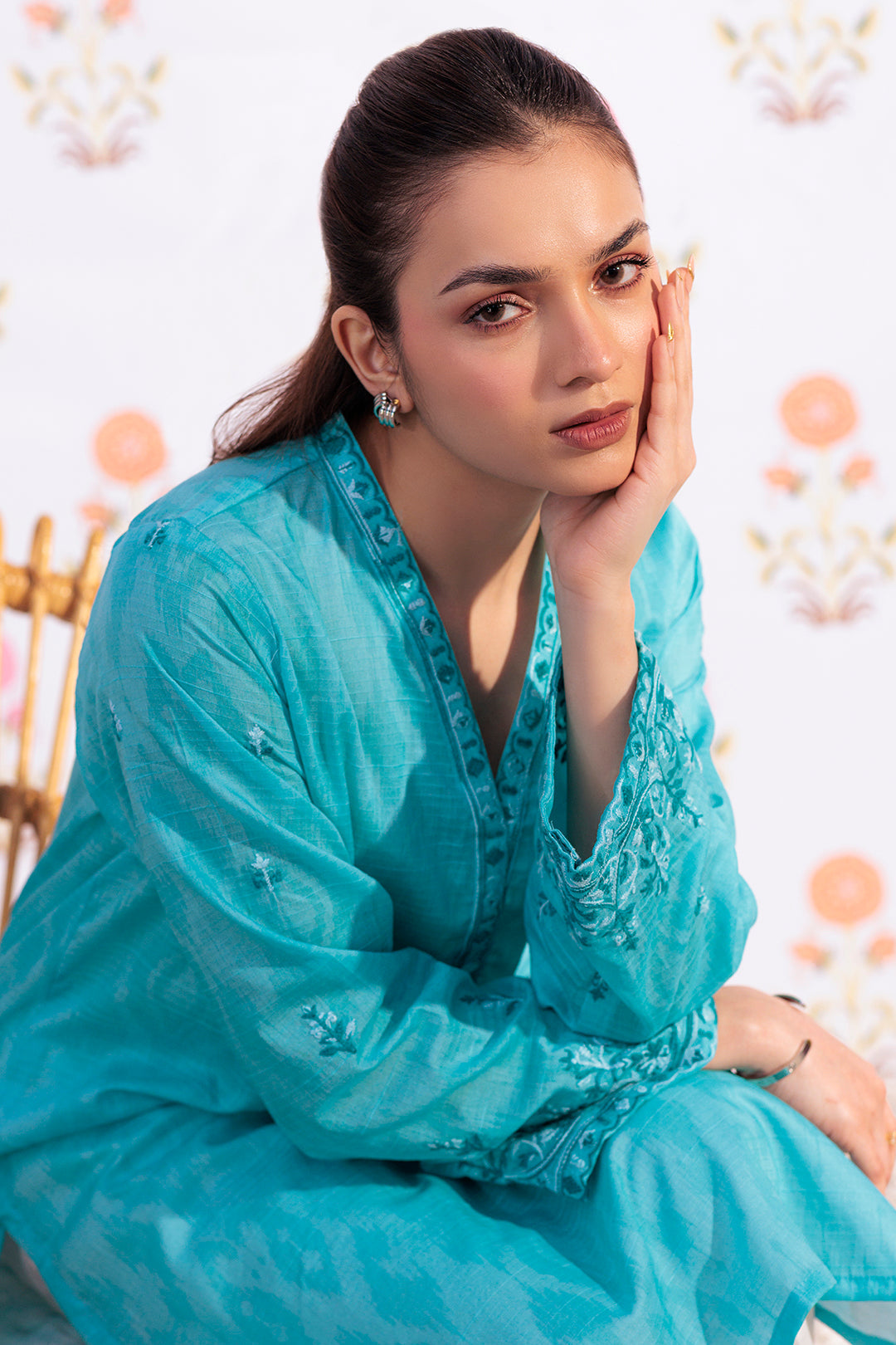 Zellbury | Summer Pret | Embroidered Kurta - 2875 - House Of Hania