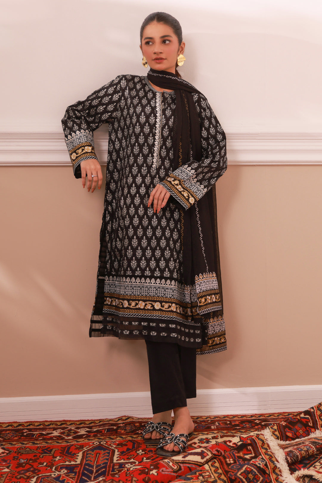 Zellbury | Summer Pret | Embroidered Kurta Dupatta - 0973 - House Of Hania