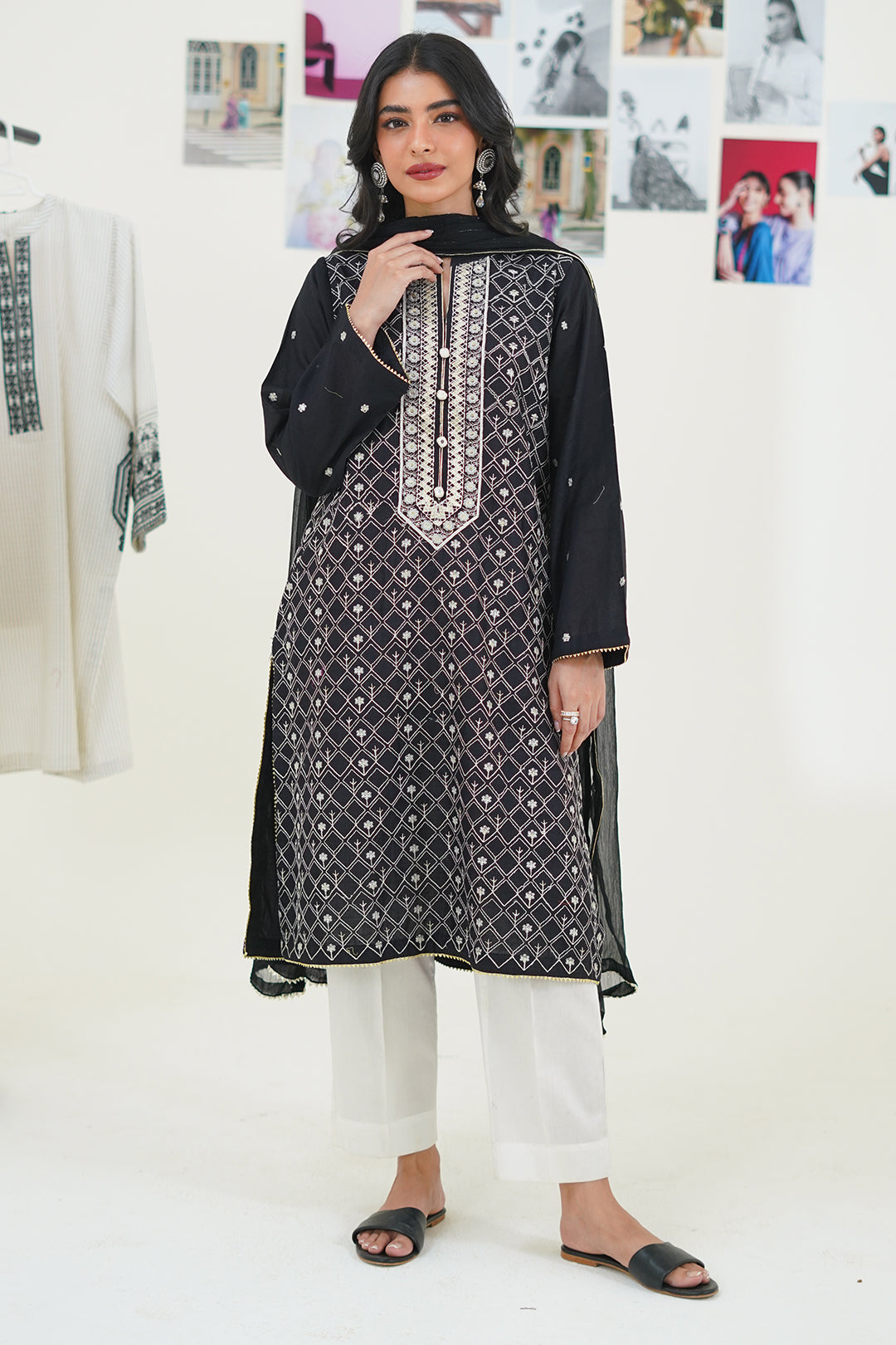Zellbury | Summer Pret | Embroidered Kurta Dupatta - 1772 - House Of Hania